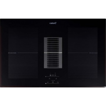 Cata AS750 Επαγωγική Εστία Αυτόνομη με Απορροφητήρα 77x52εκ.